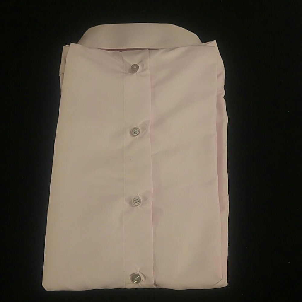 MEN'S SLIM FIT MICROFIBER TUXEDO SHIRT PINK - Picture 3 of 3